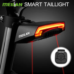 Smart Auto Brake Sensing Light Bicycle Wireless Turn Light